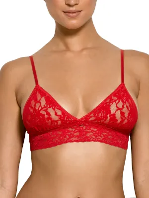 Signature Lace® Padded Triangle Bralette Red