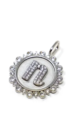 Sis Kiss Vintage Coin Initial Charm