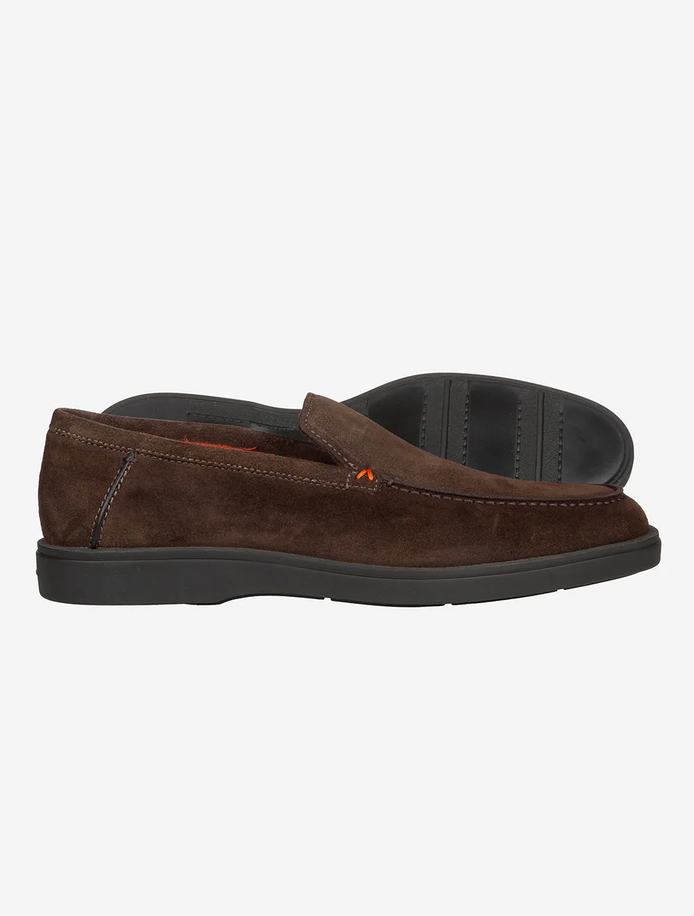 Slip On Tumbled Shoe Dark Brown
