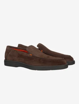 Slip On Tumbled Shoe Dark Brown