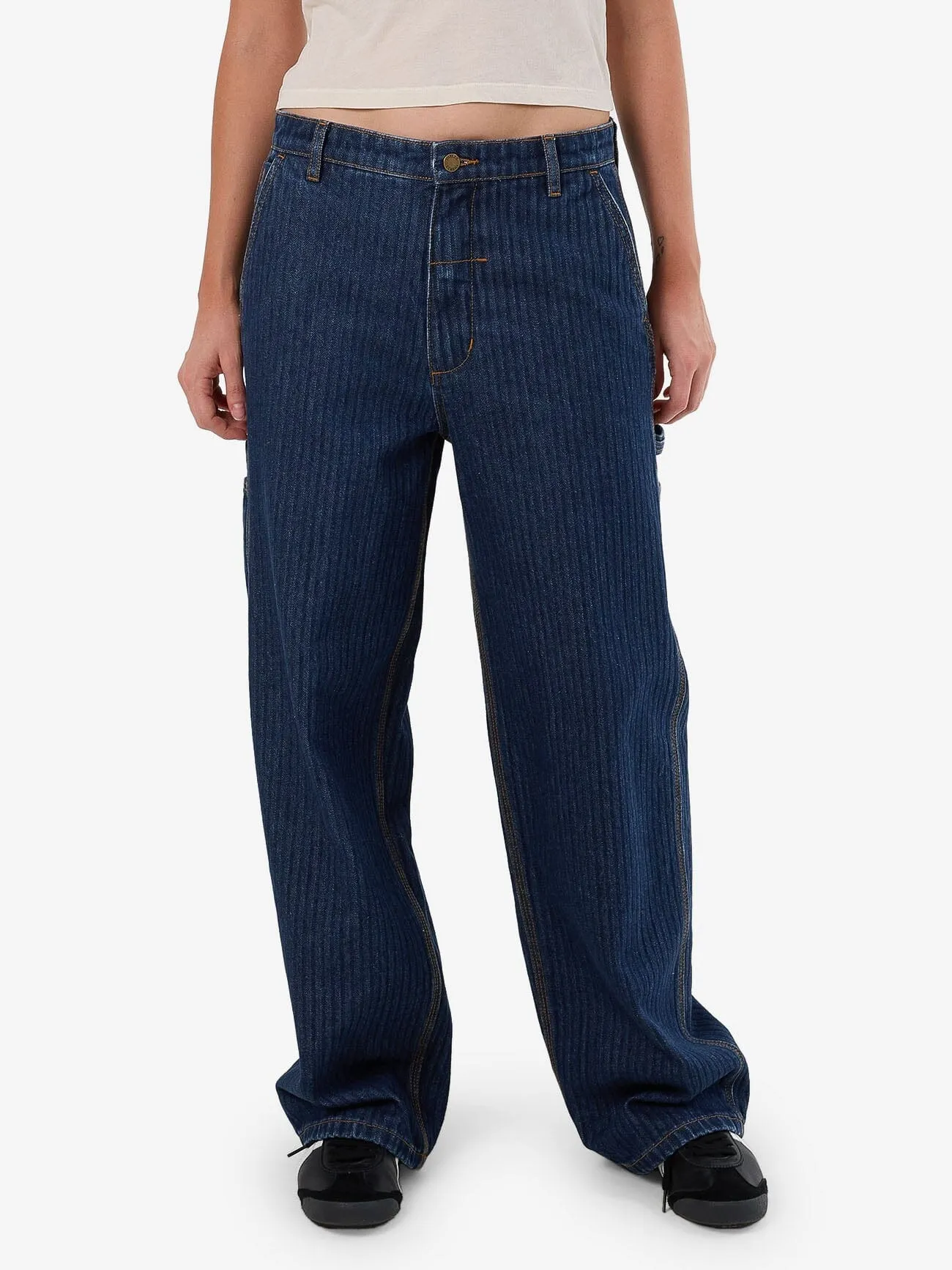 Slouch Carpenter Jean - Rib Rinsed Ink