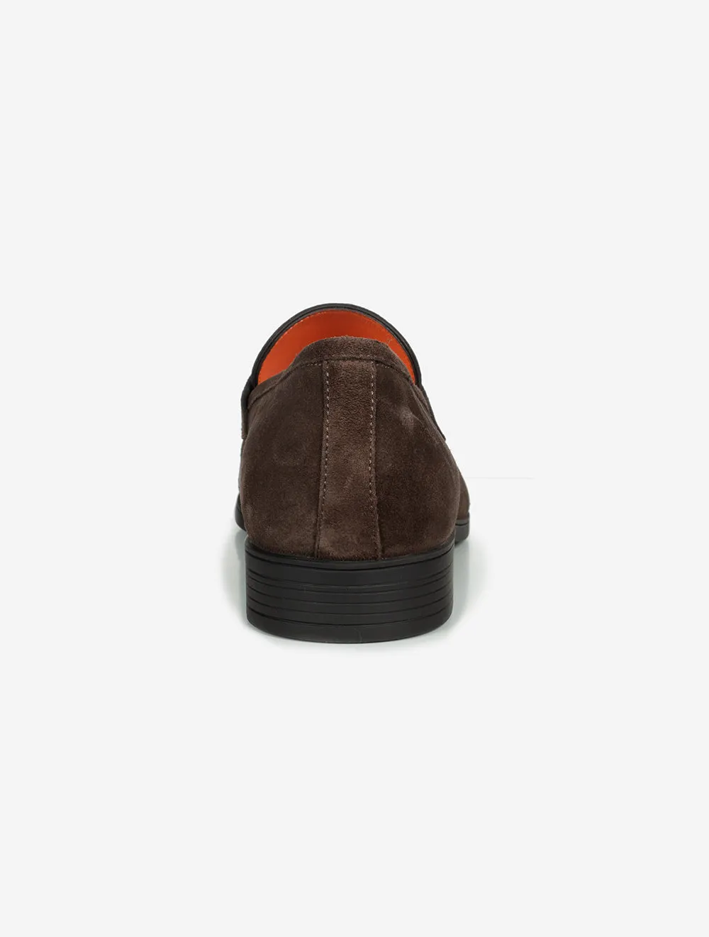 Suede Penny Loafer Brown