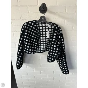 Sweater Cardigan By Cmc In Black & White, Size: Osfm