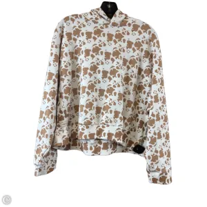 Sweatshirt Hoodie By Simply Southern In Animal Print, Size: L