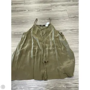 Tank Top By Doe & Rae In Green, Size: L