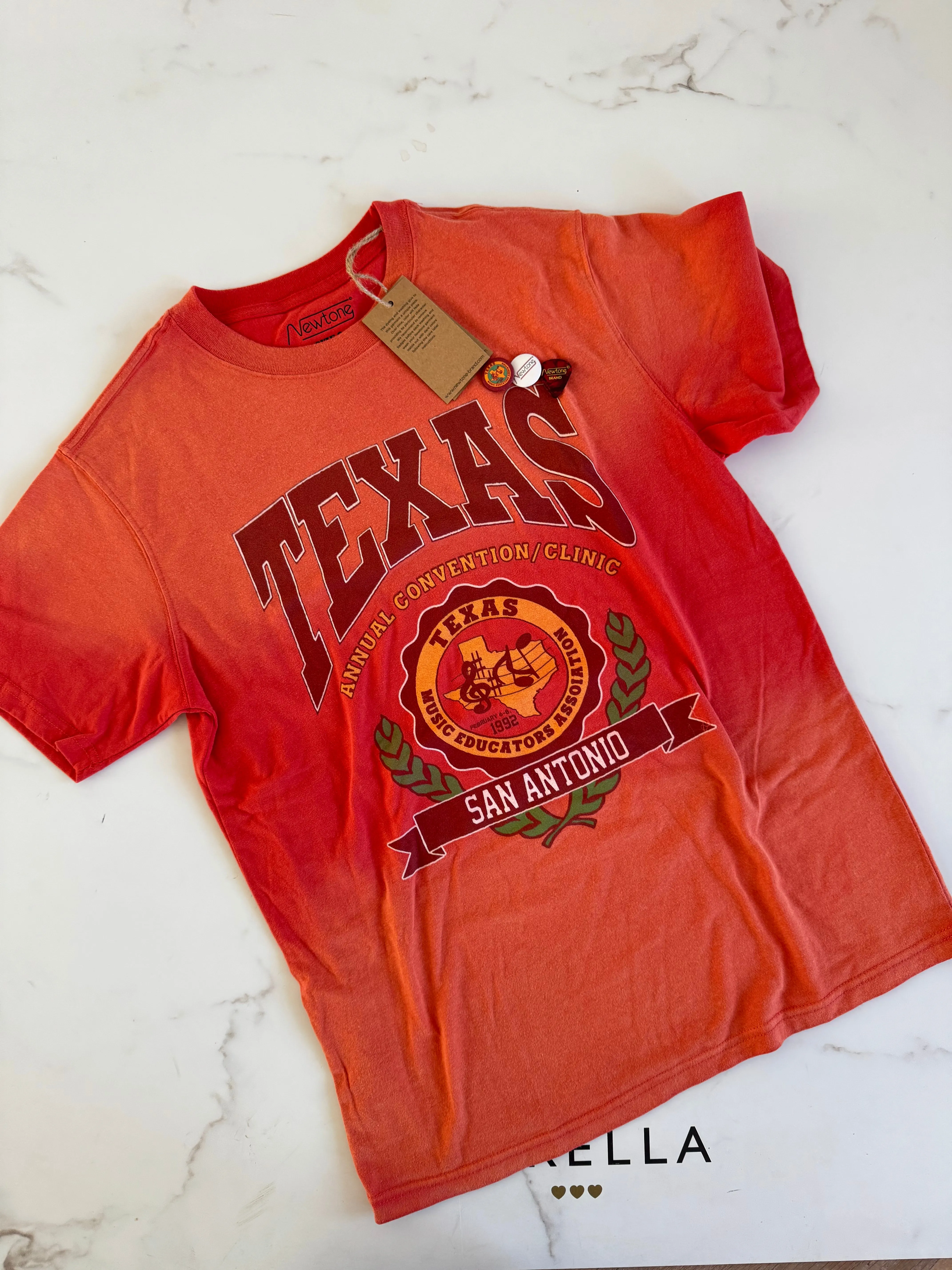 Tee trucker vintage red Texas
