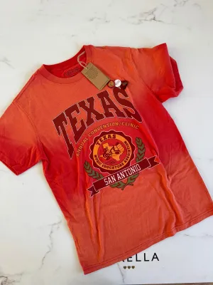 Tee trucker vintage red Texas
