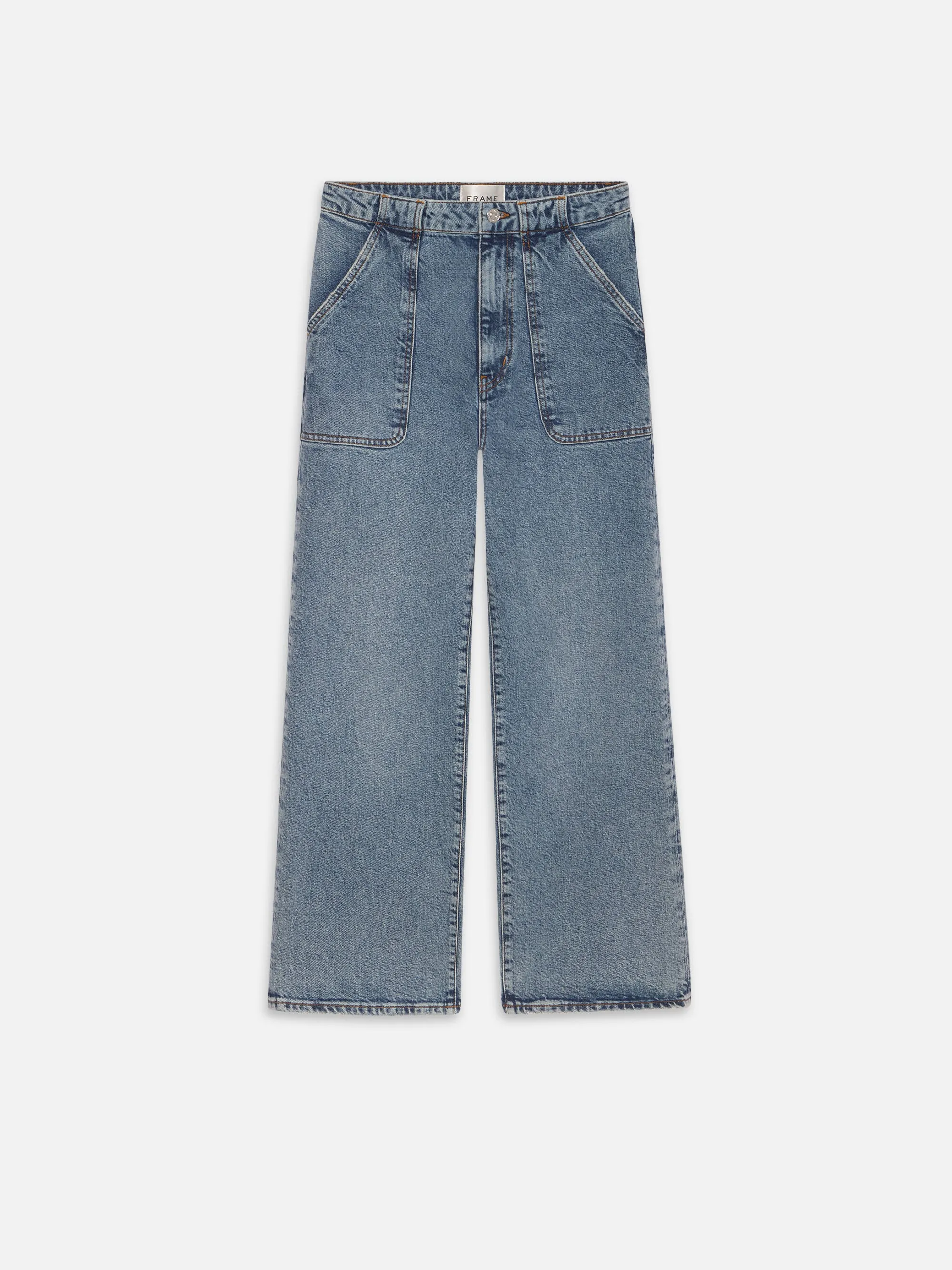 The Modern Pocket Wide Jean -- Charge