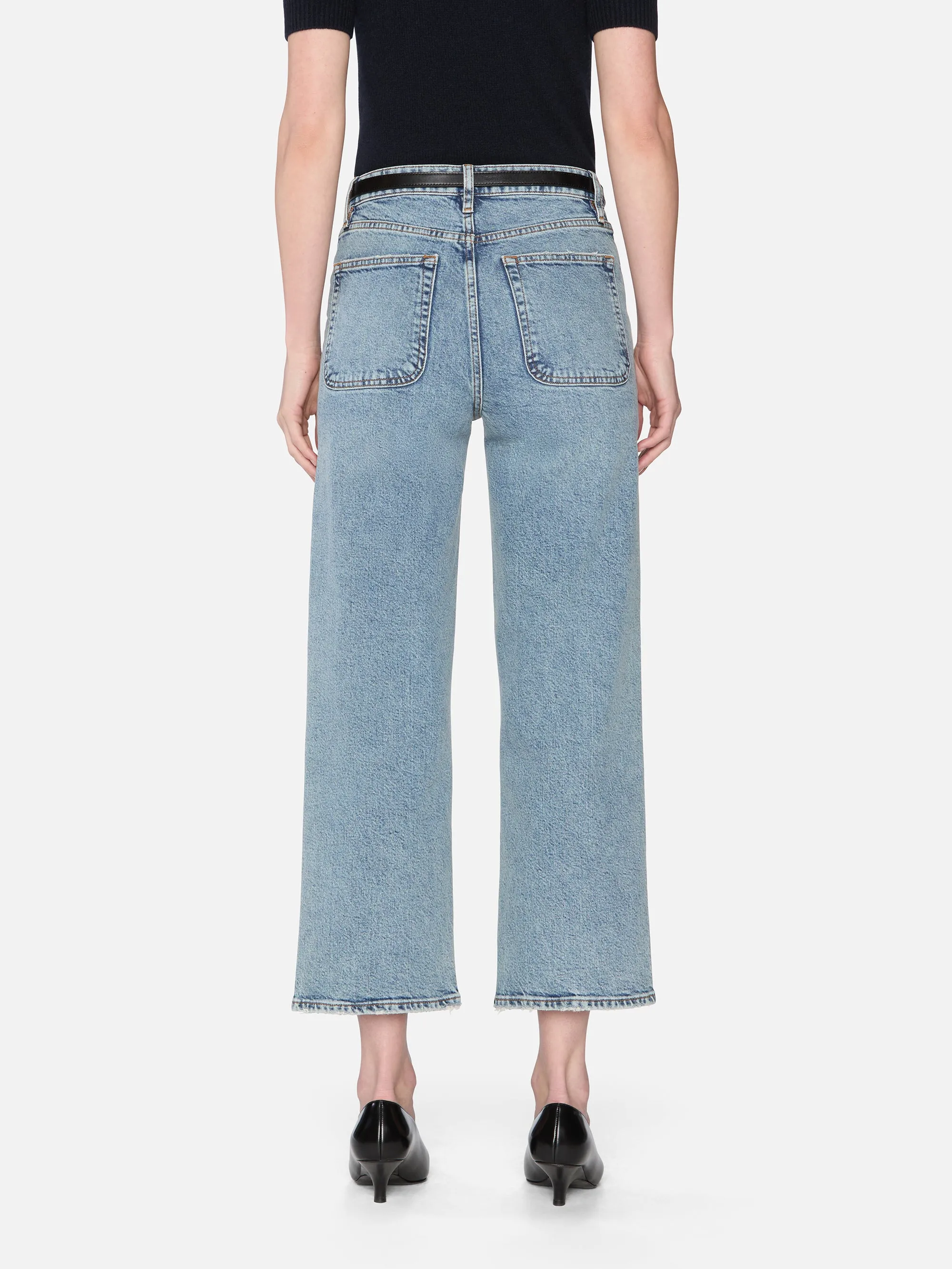The Modern Pocket Wide Jean -- Charge
