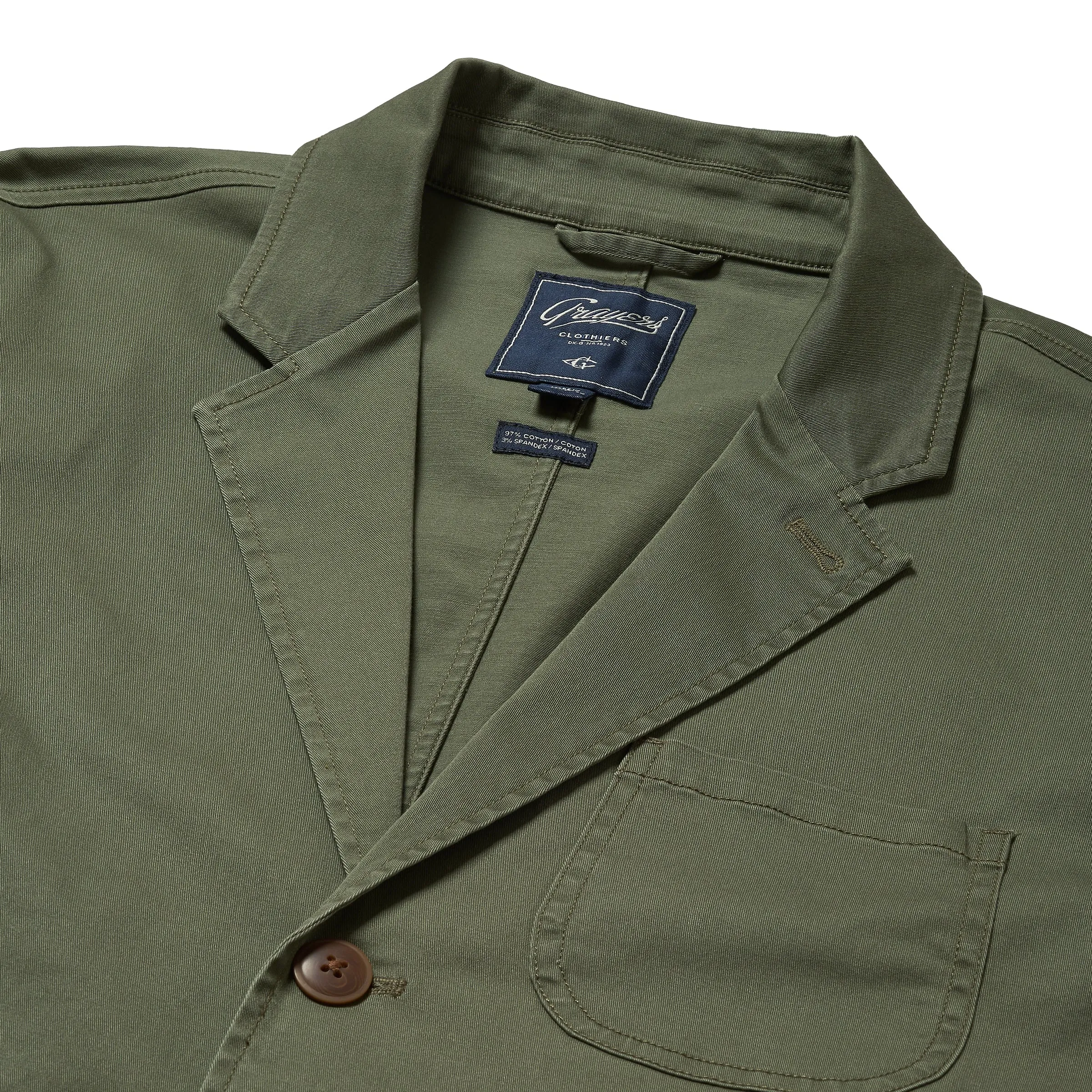 Thompson Flex Stretch Blazer - Olivine