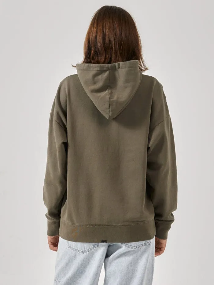 Thrills Workwear Fleece Hood - Tarmac