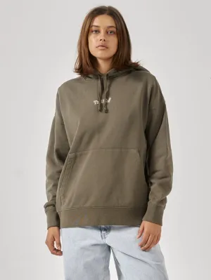 Thrills Workwear Fleece Hood - Tarmac