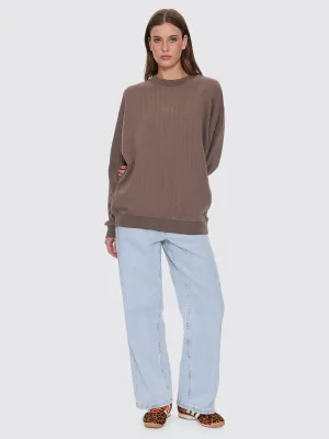 Thrills Workwear Rib Cocoon Panel Crew - Falcon