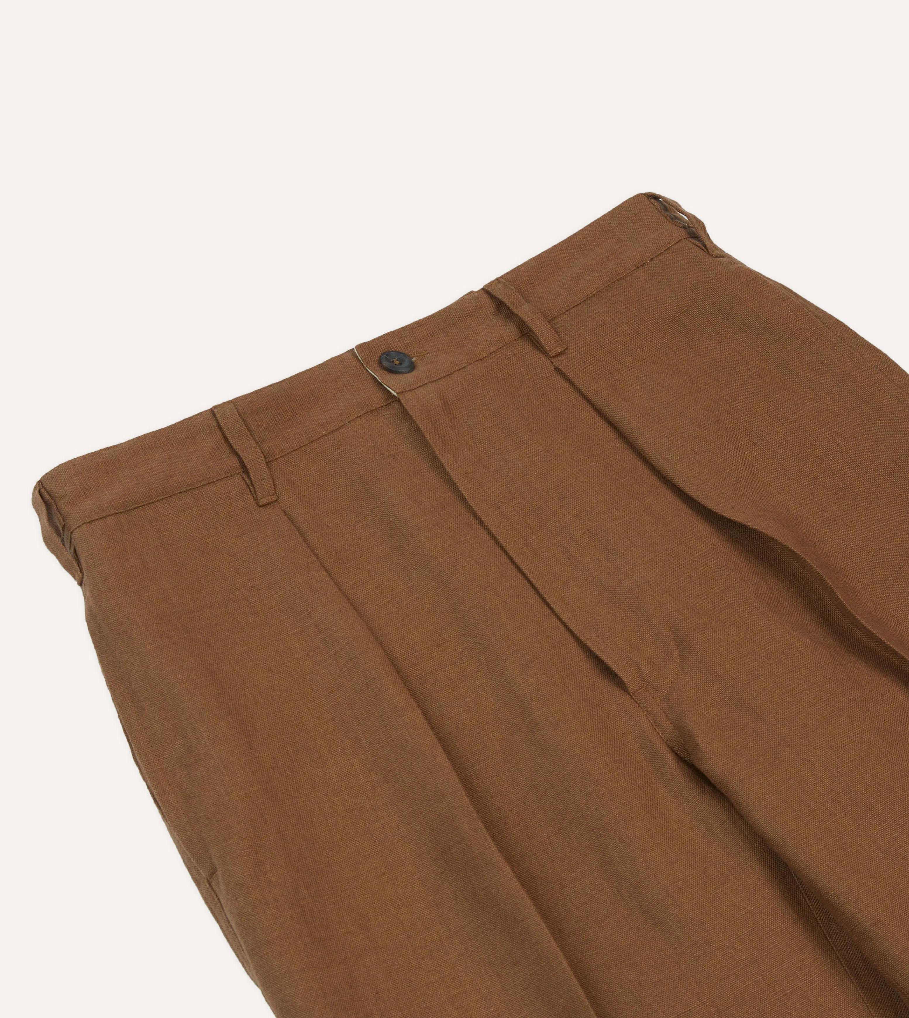 Tobacco Antique Linen Games Trousers
