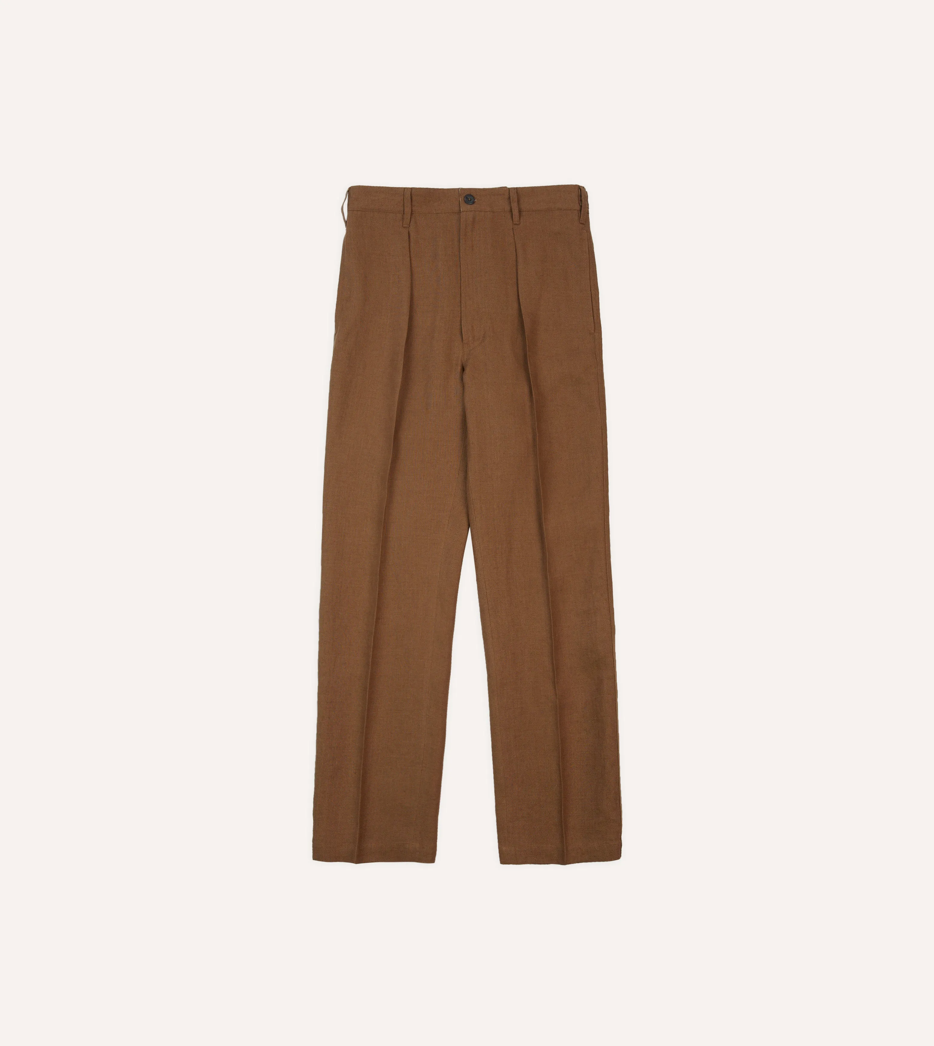 Tobacco Antique Linen Games Trousers