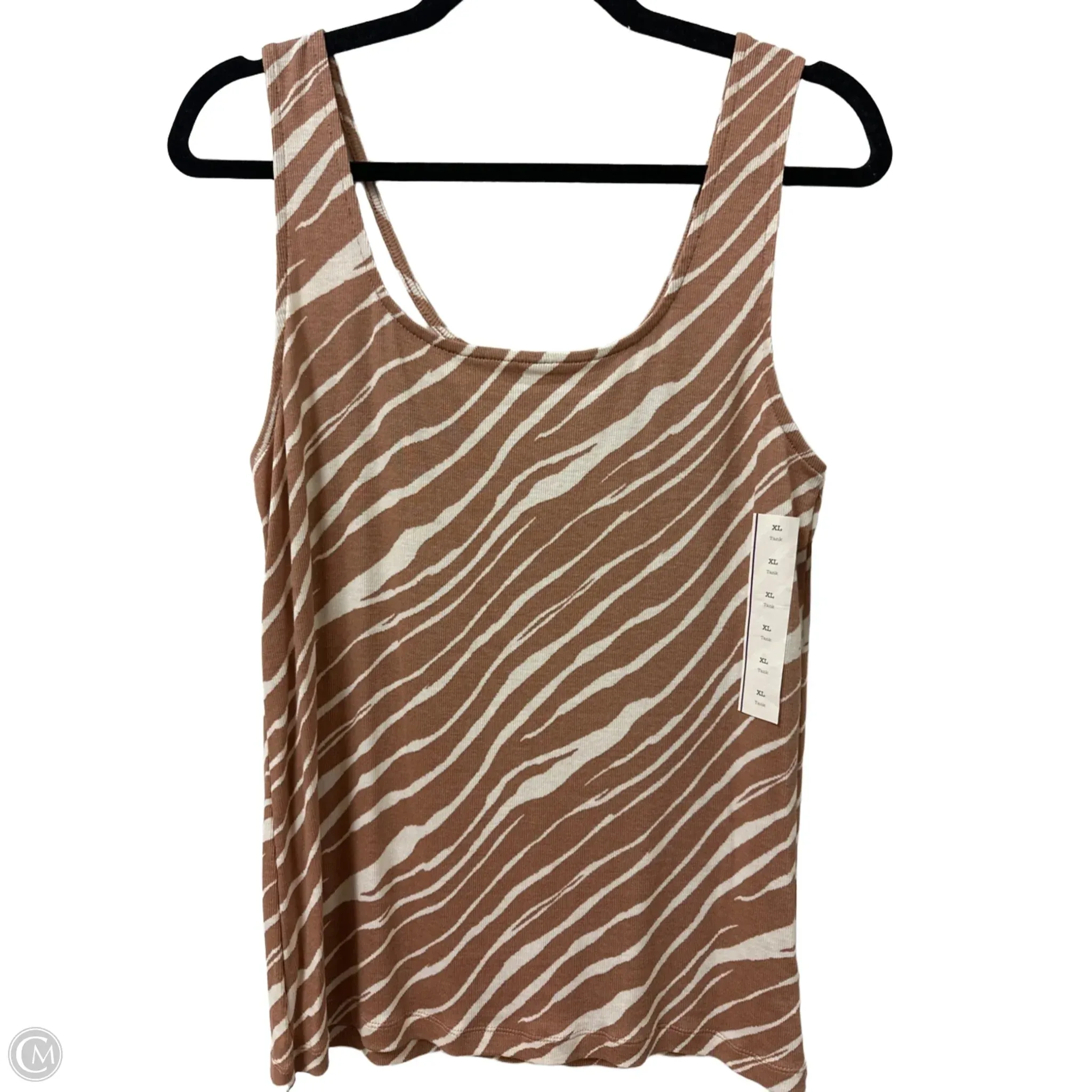 Top Cami By A New Day In Tan, Size: Xl
