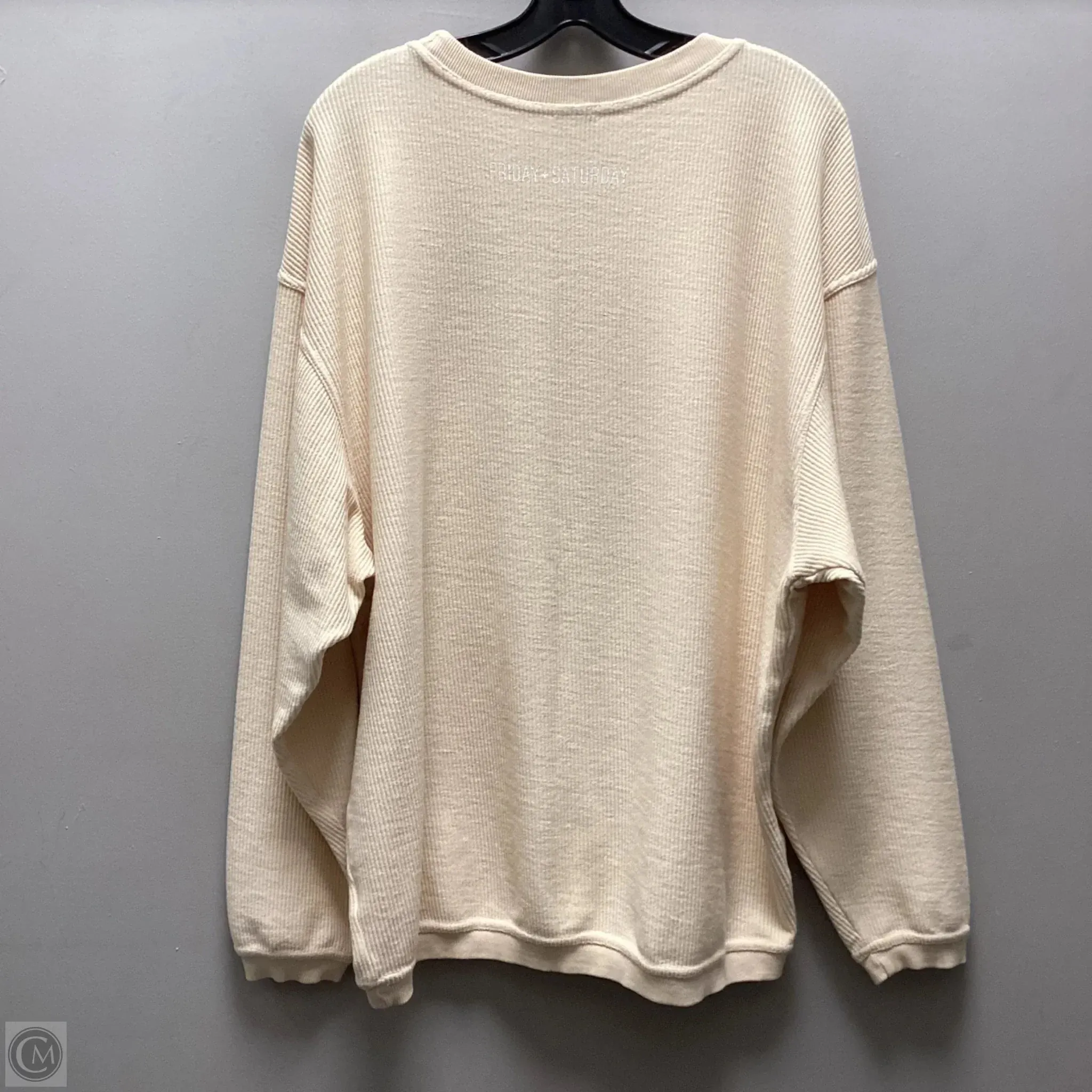Top Long Sleeve By Chicka-D In Yellow, Size: L