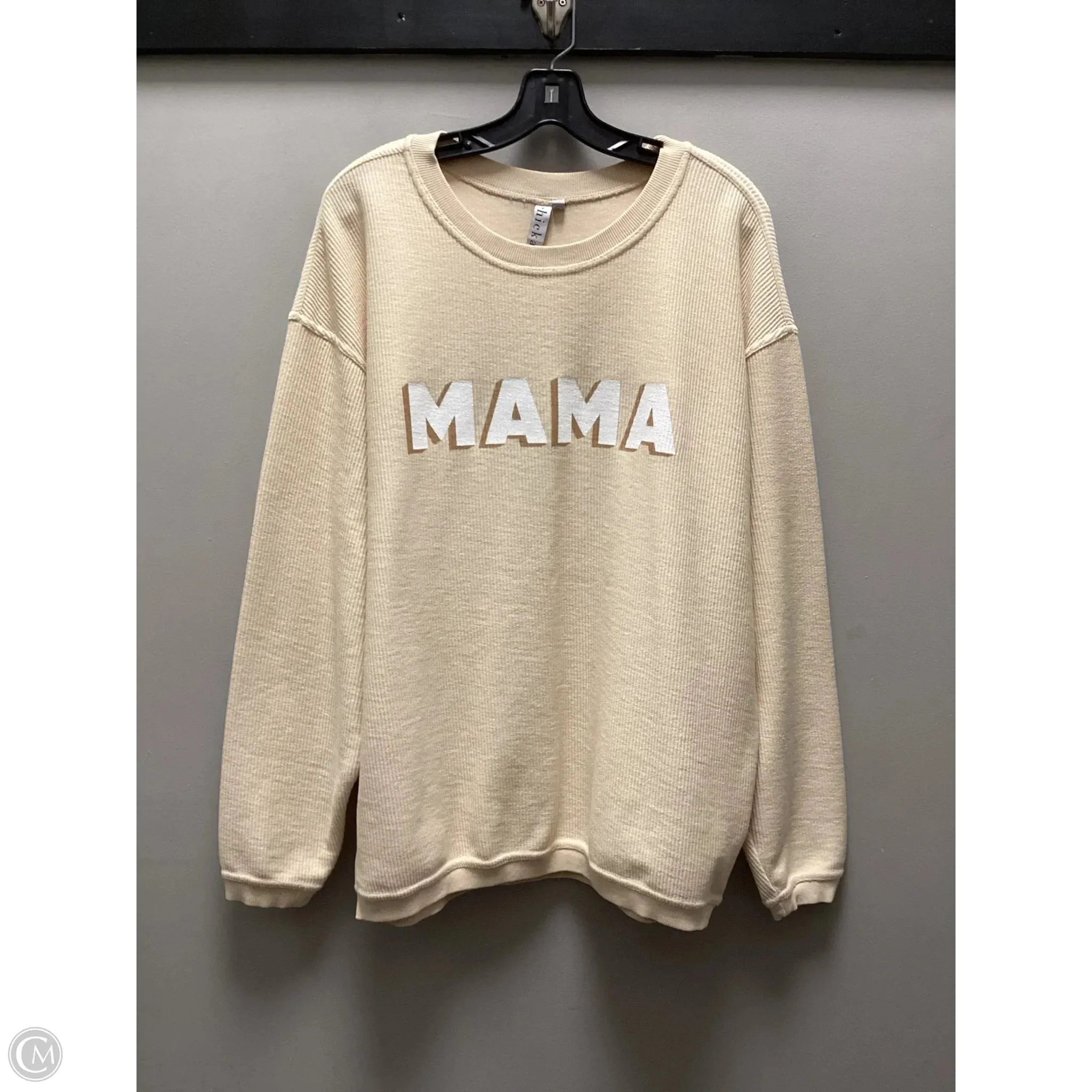 Top Long Sleeve By Chicka-D In Yellow, Size: L