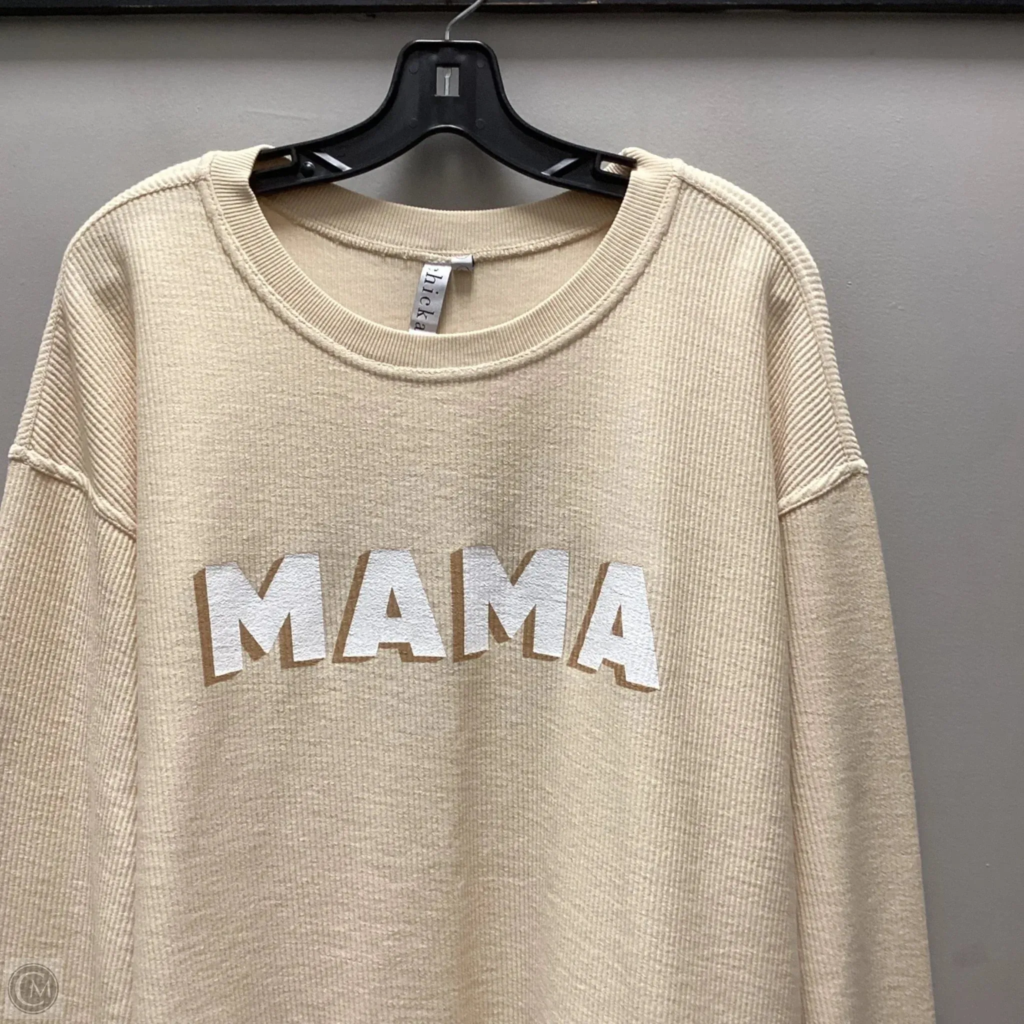 Top Long Sleeve By Chicka-D In Yellow, Size: L