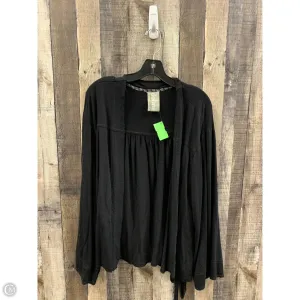Top Long Sleeve By Dolan Left Coast In Black, Size: L
