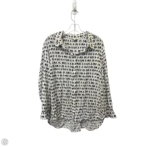 Top Long Sleeve By Jane And Delancey In Animal Print, Size: 1x