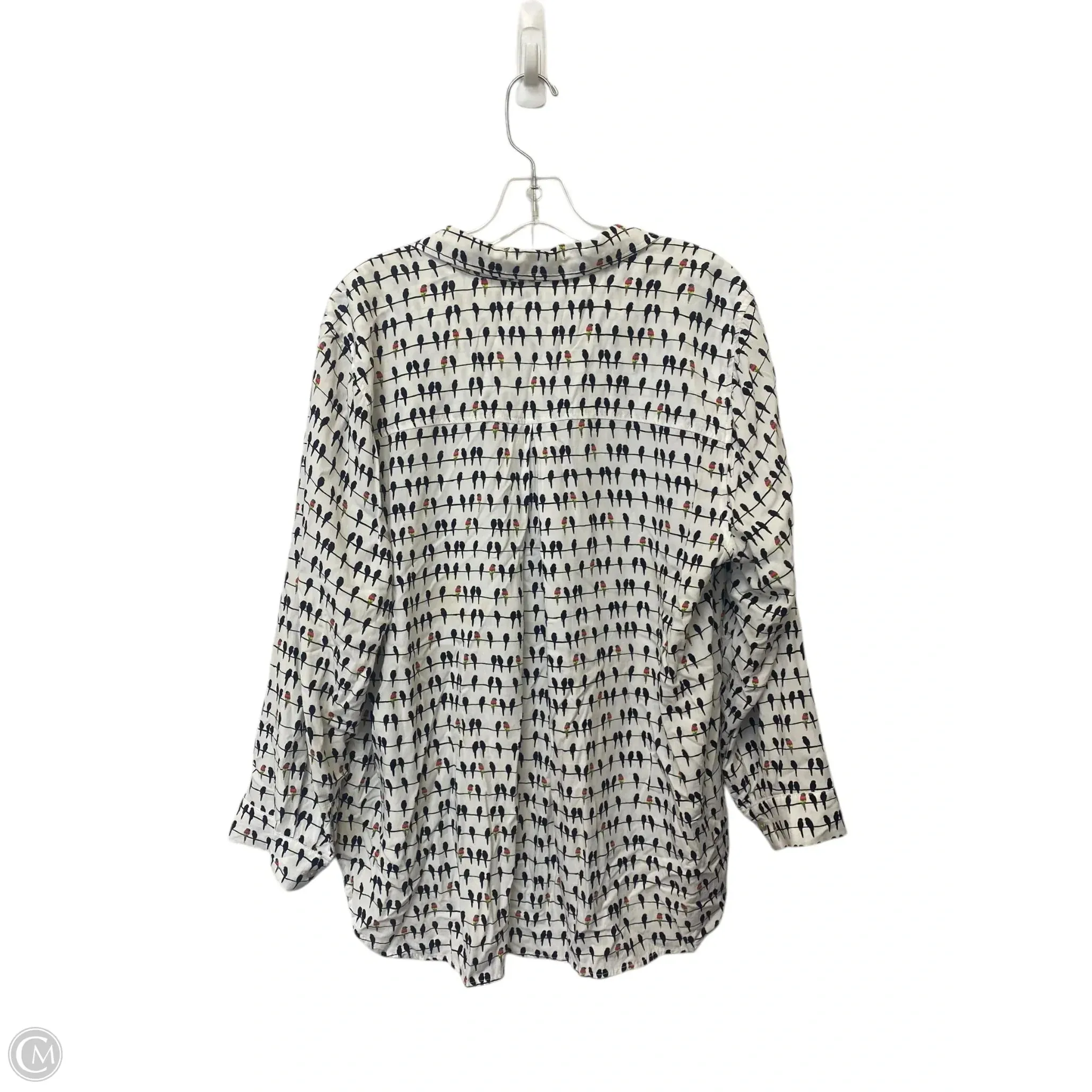 Top Long Sleeve By Jane And Delancey In Animal Print, Size: 1x