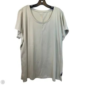 Top Short Sleeve Basic By Belle By Kim Gravel In Beige, Size: Xl