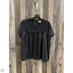 Top Short Sleeve Basic By Lc Lauren Conrad In Black, Size: Xl