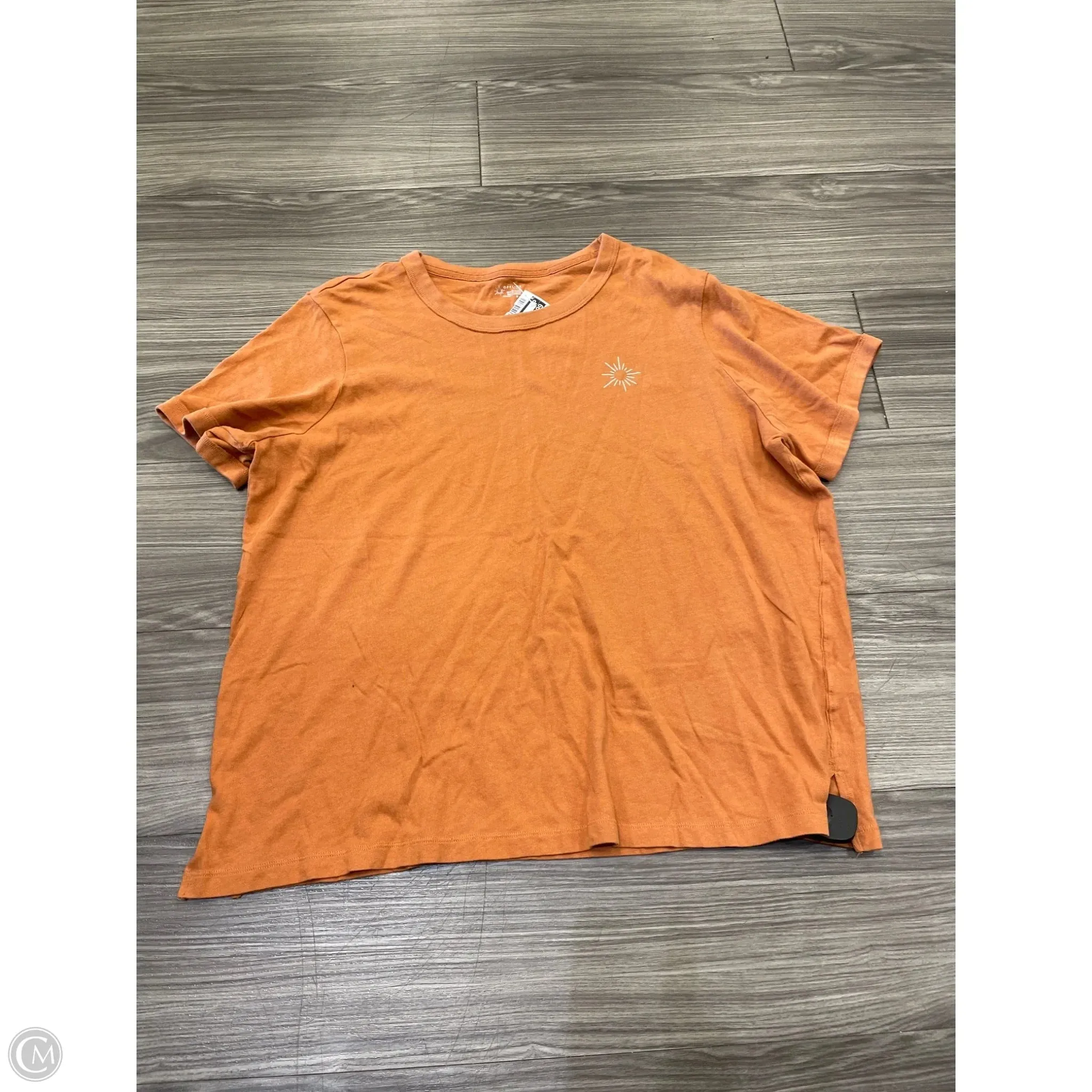 Top Short Sleeve By Aerie In Orange, Size: M