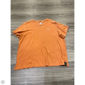 Top Short Sleeve By Aerie In Orange, Size: M