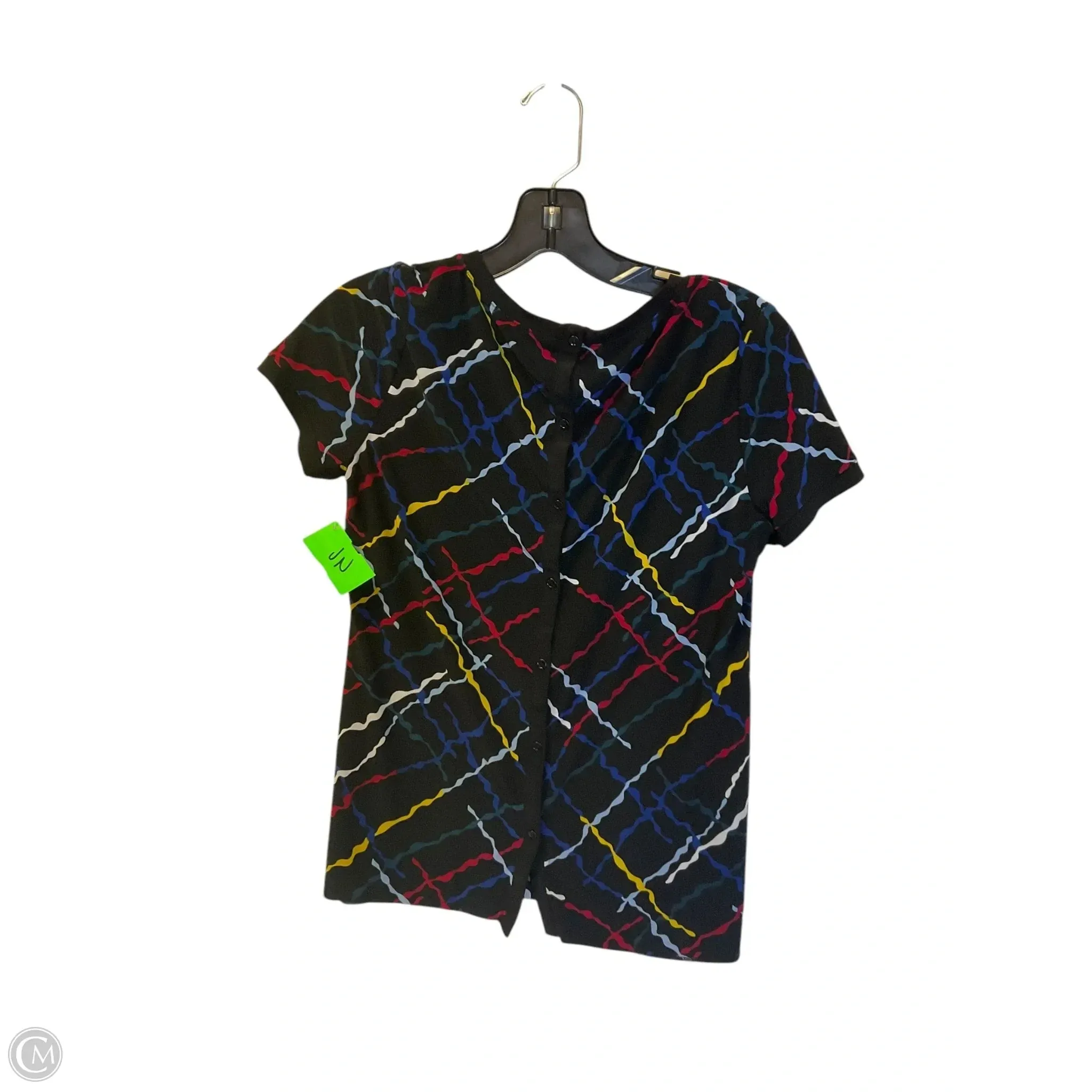 Top Short Sleeve By Anne Klein In Multi-colored, Size: Xs