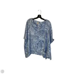 Top Short Sleeve By Chicos In Blue, Size: Xxl