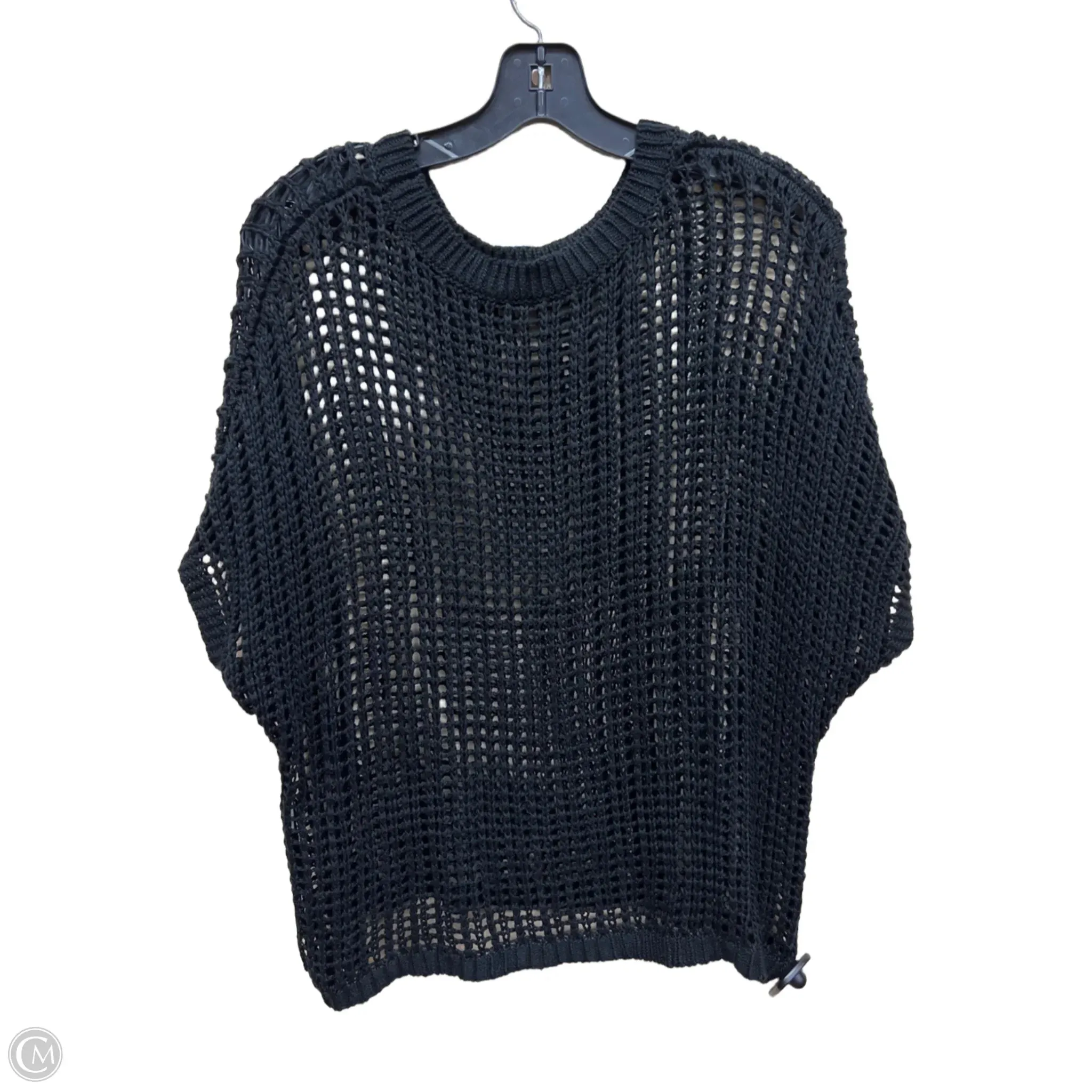 Top Short Sleeve By Clothes Mentor In Black, Size: Osfm
