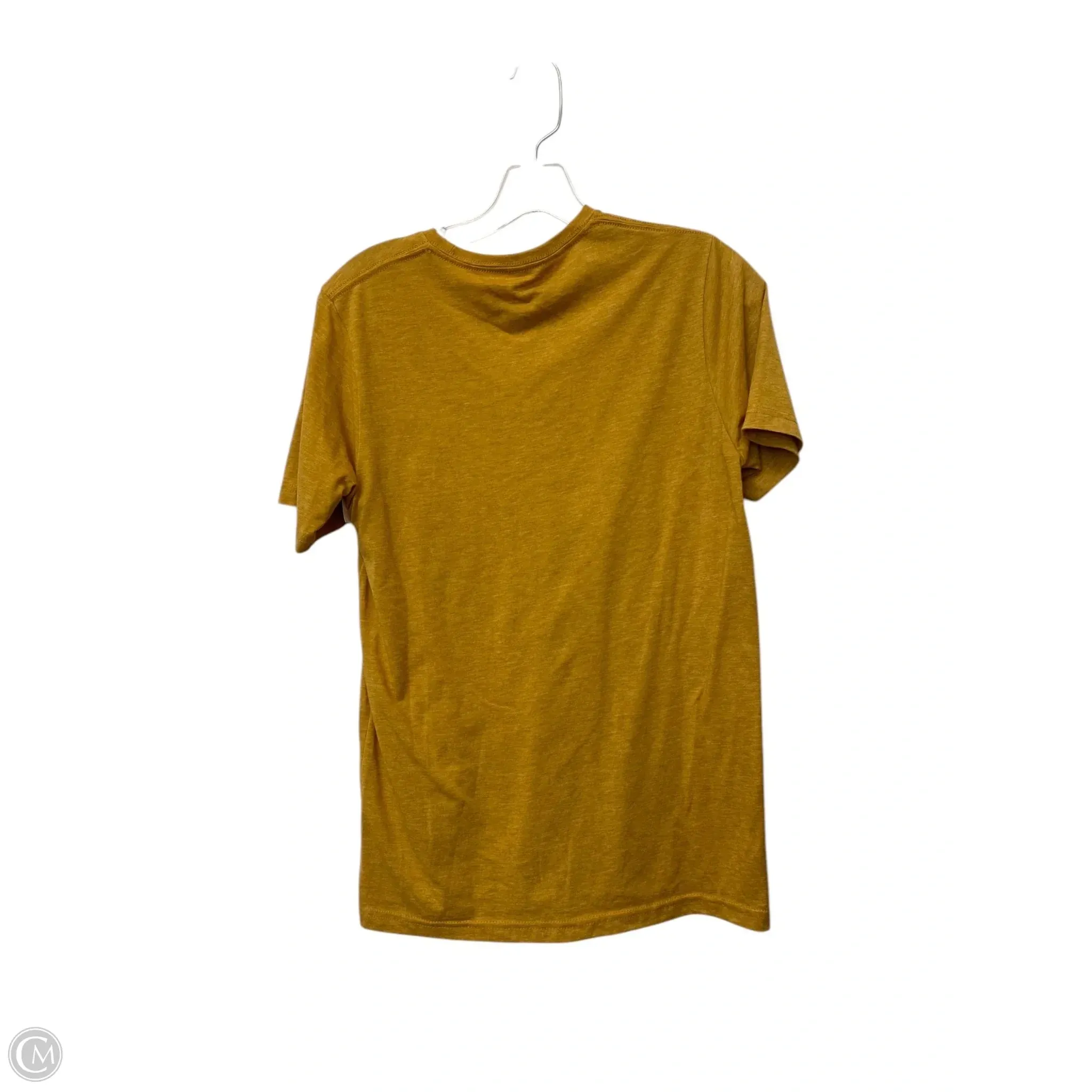 Top Short Sleeve By Clothes Mentor In Yellow, Size: S