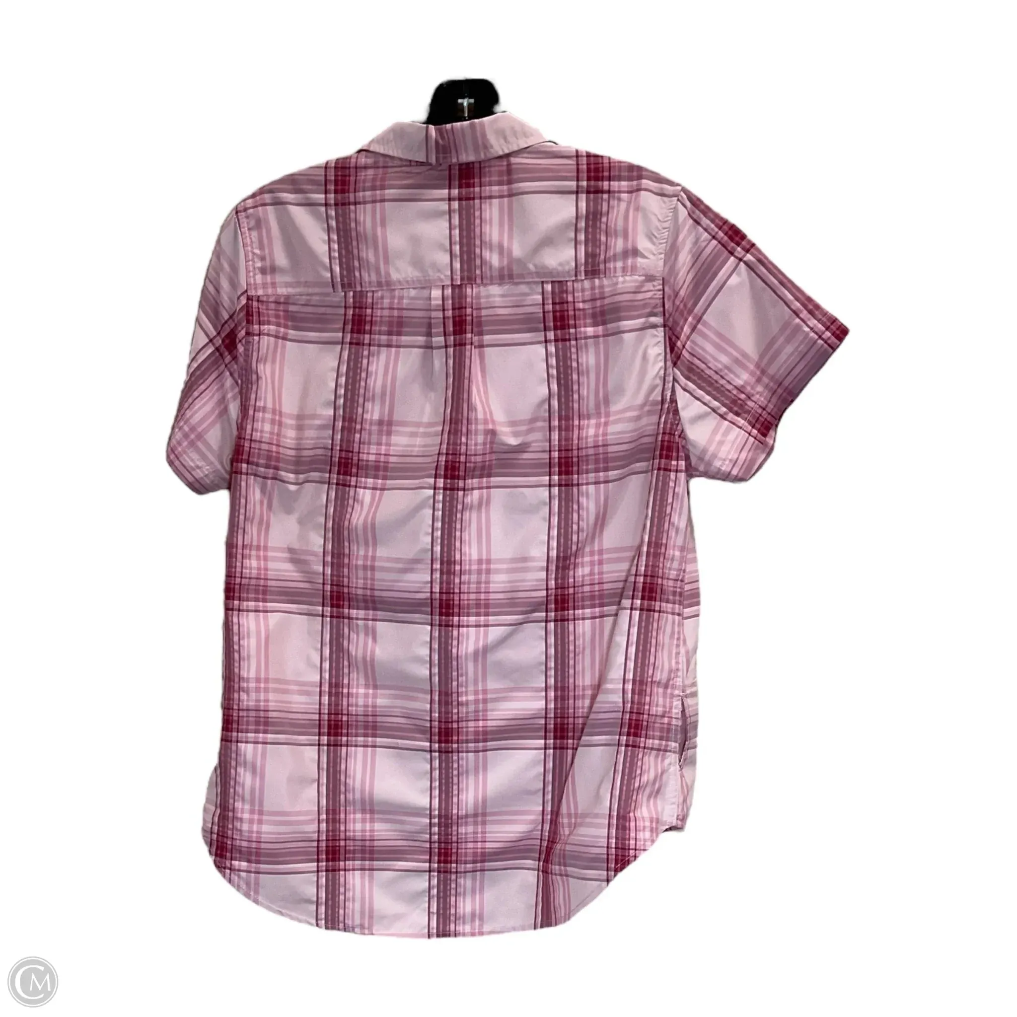 Top Short Sleeve By Eddie Bauer In Peach, Size: M