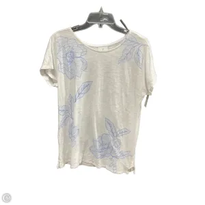 Top Short Sleeve By J. Jill In White, Size: M
