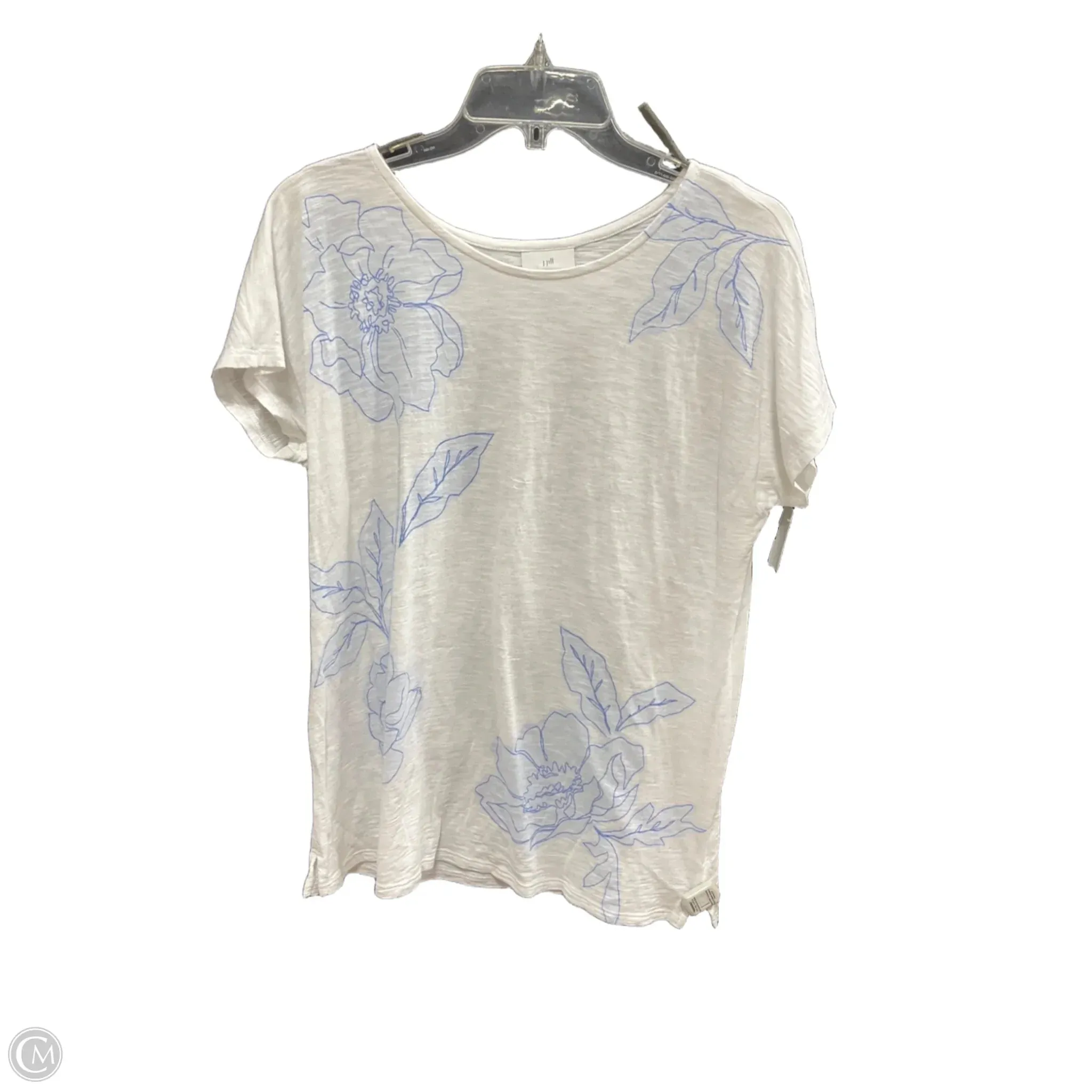 Top Short Sleeve By J. Jill In White, Size: M