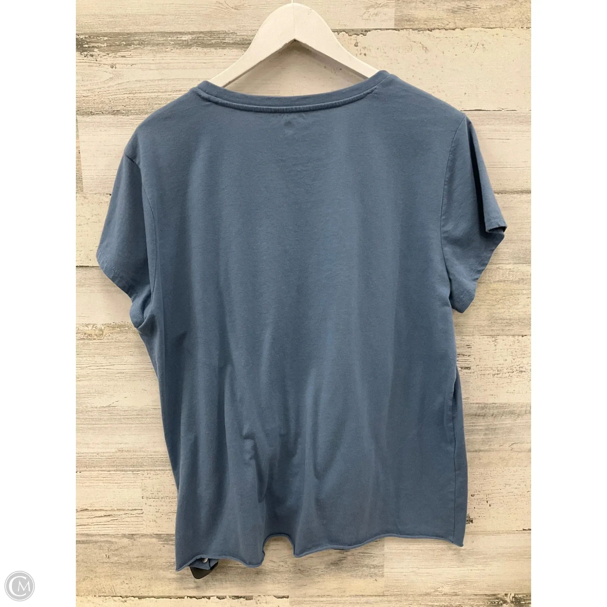 Top Short Sleeve By Vanilla Star In Blue, Size: 1x