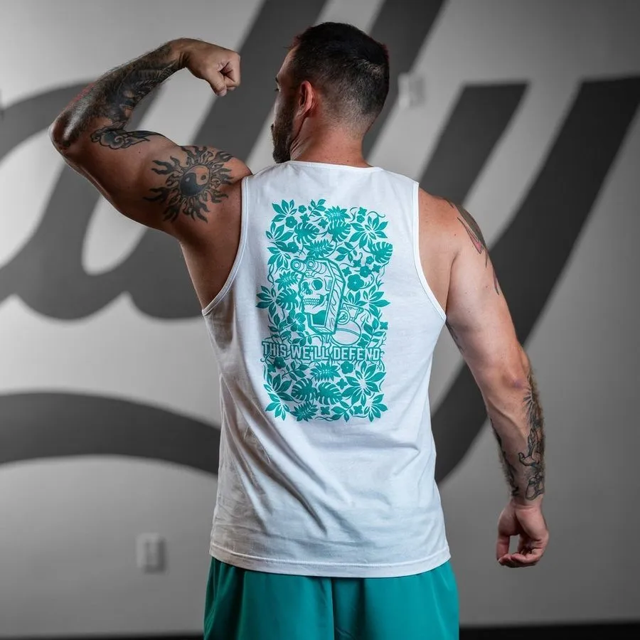 Tropical Death Aqua Tank - White