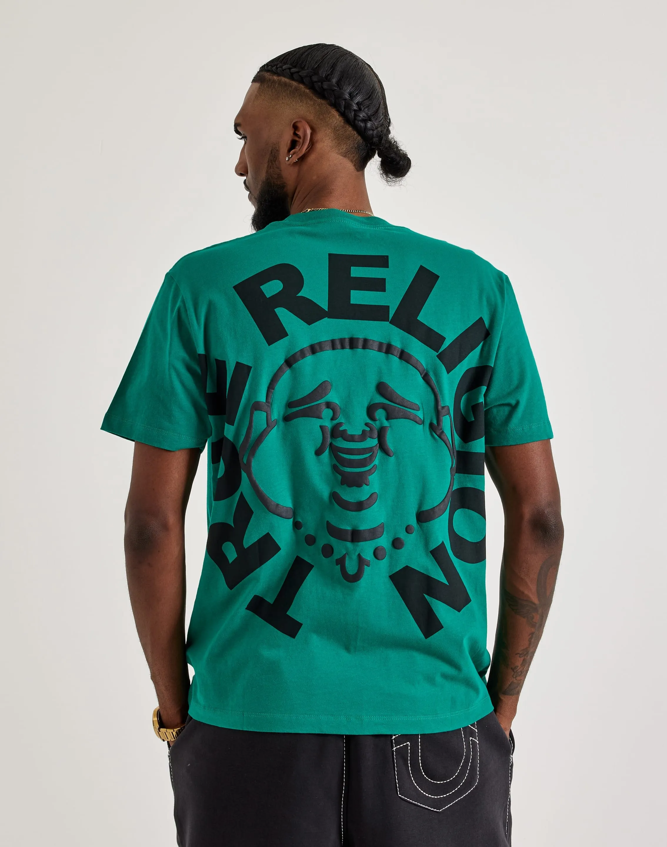 True Religion Buddha Face Tee