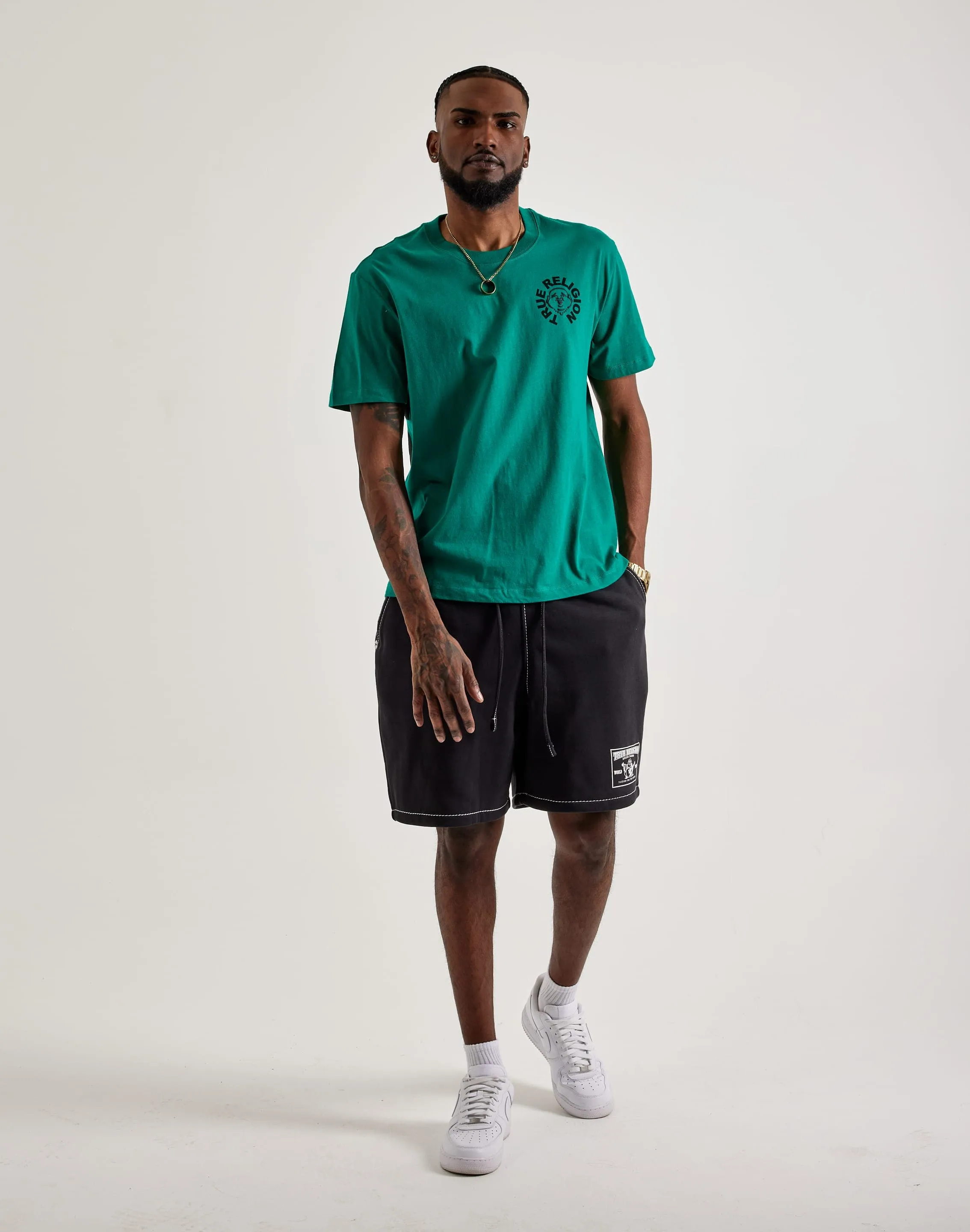 True Religion Buddha Face Tee