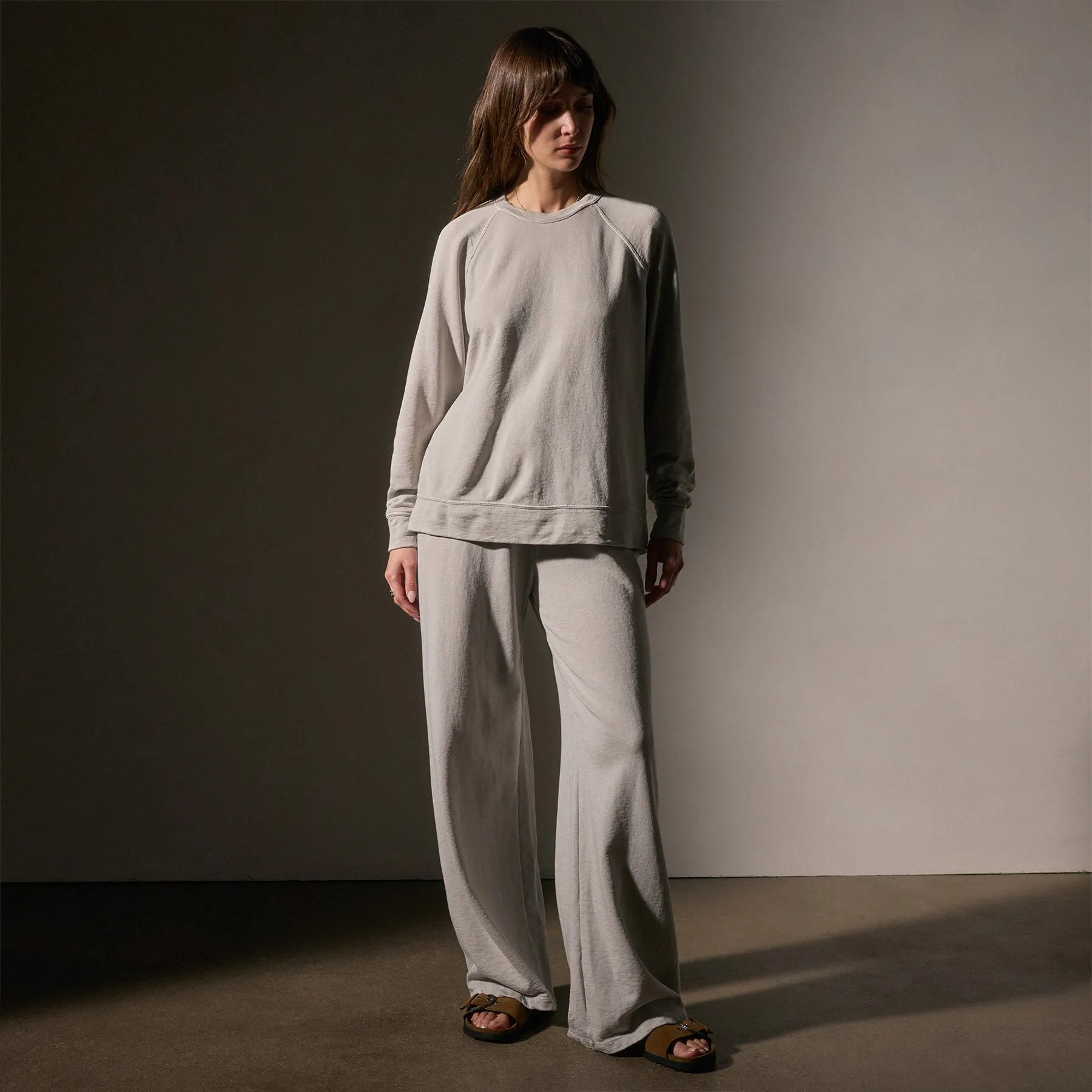 Vintage French Terry Relaxed Sweatshirt - Salt Pigment