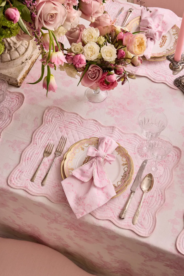 Vintage-Inspired Linen Napkins - Set of 4