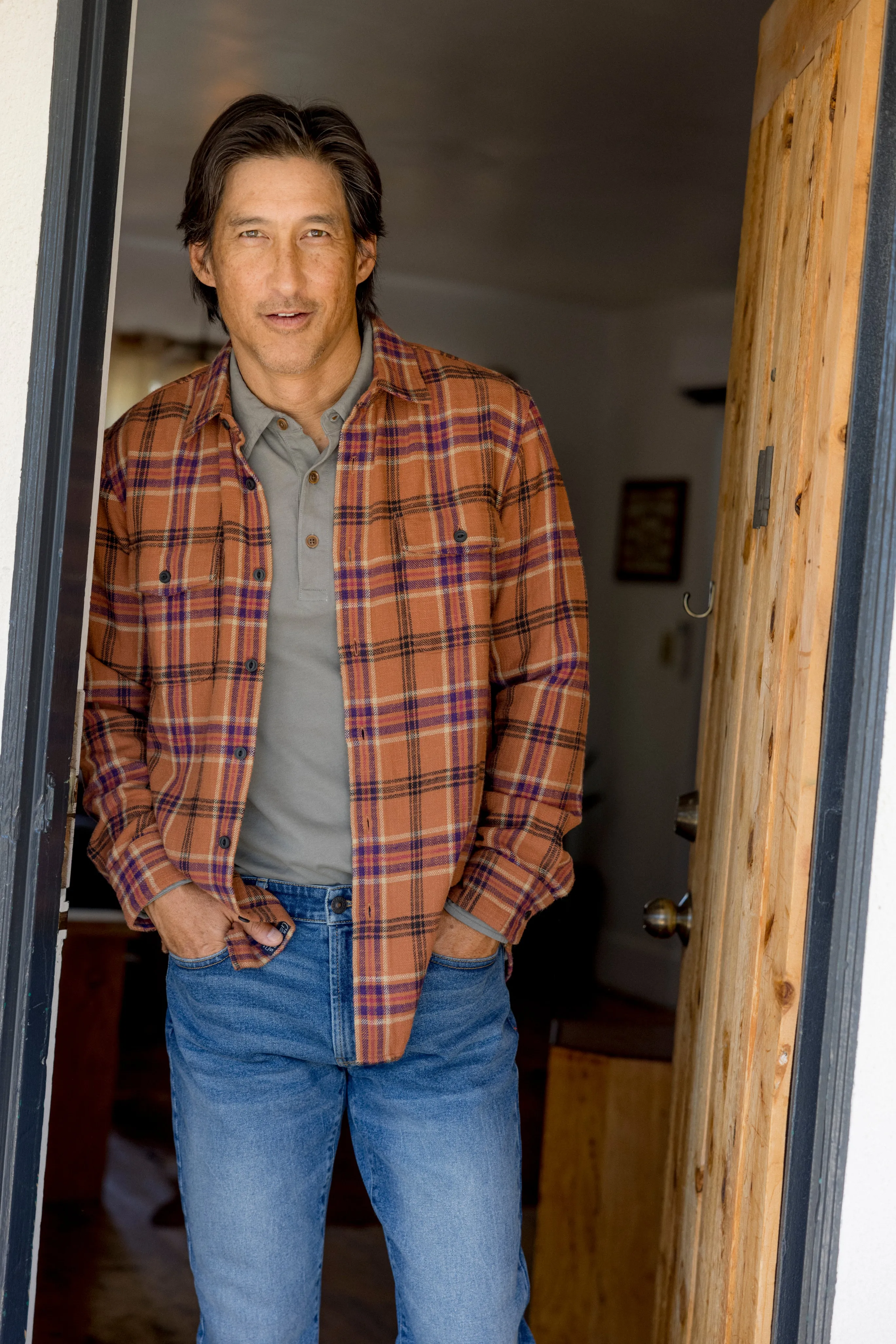 Vintage Slub Twill Shirt - Clove Navy