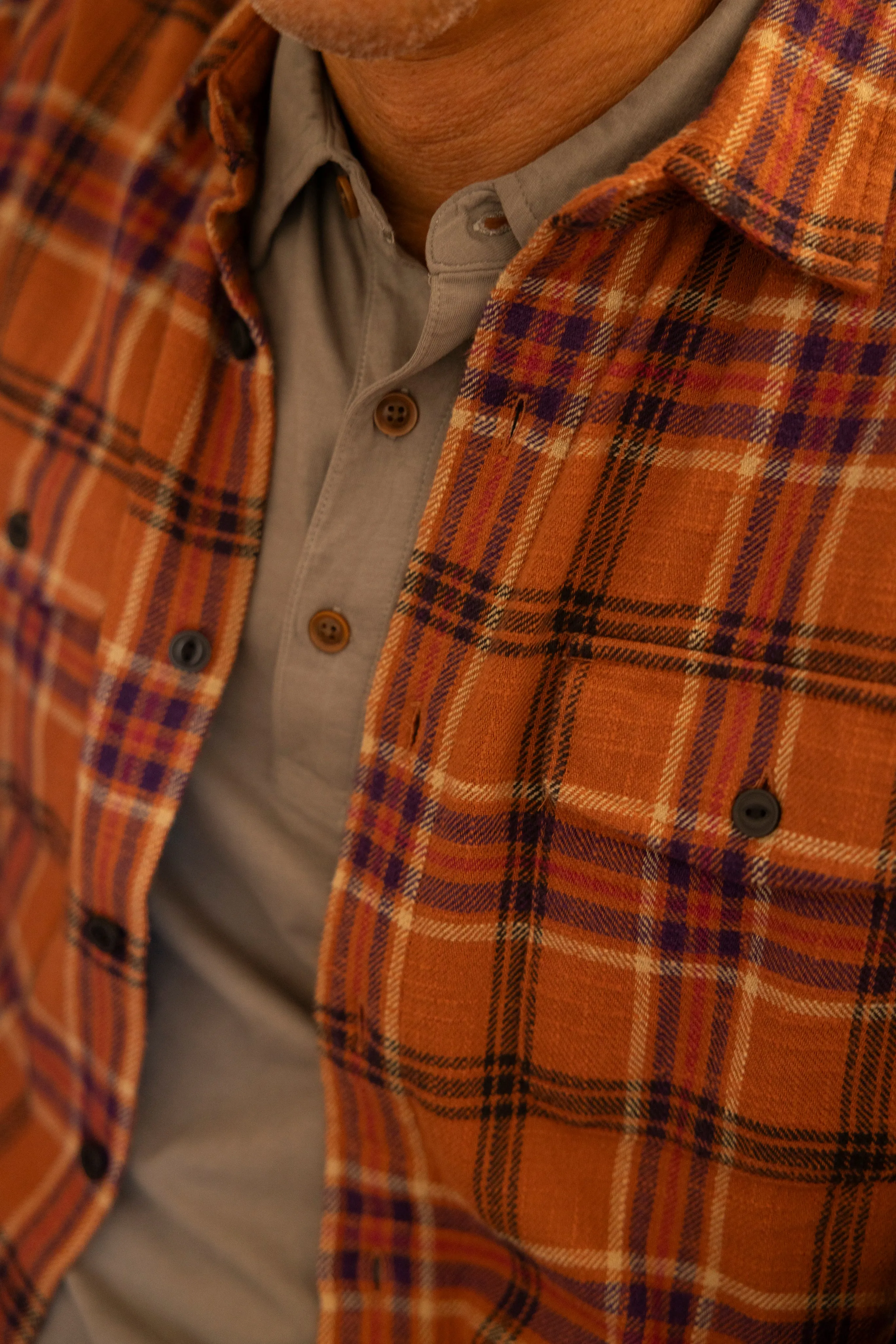 Vintage Slub Twill Shirt - Clove Navy