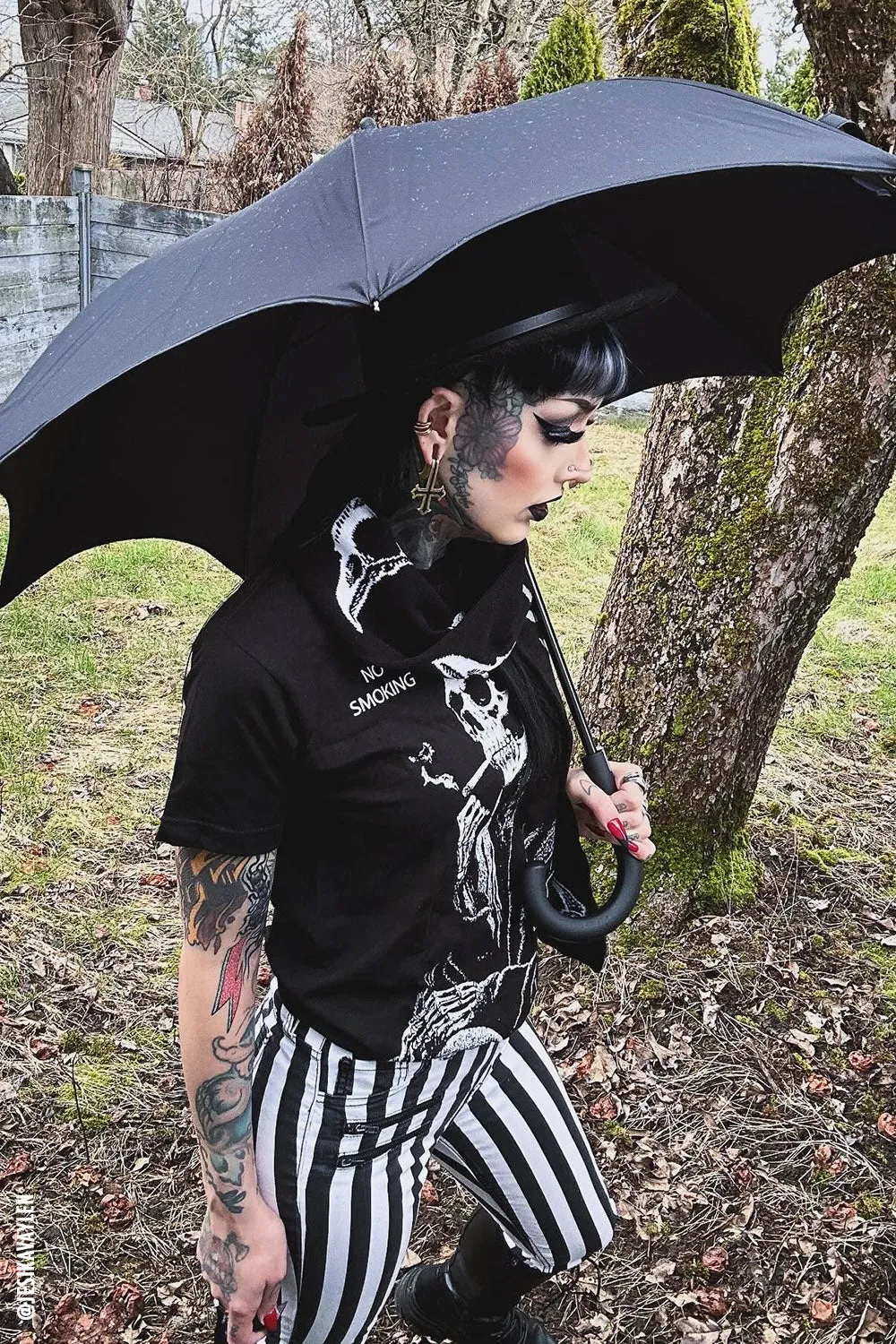 Wednesday Funeral Procession Umbrella [BLACK]