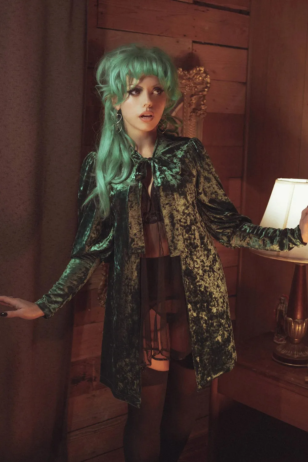 Wicked Witch Cardigan [EMERALD]