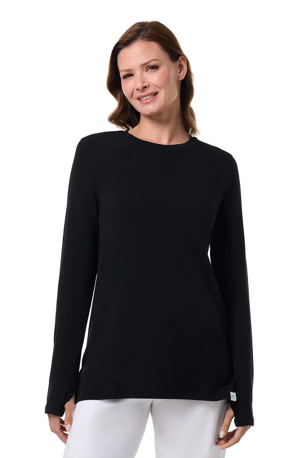 Women's Dania Long Sleeve Tee | Black