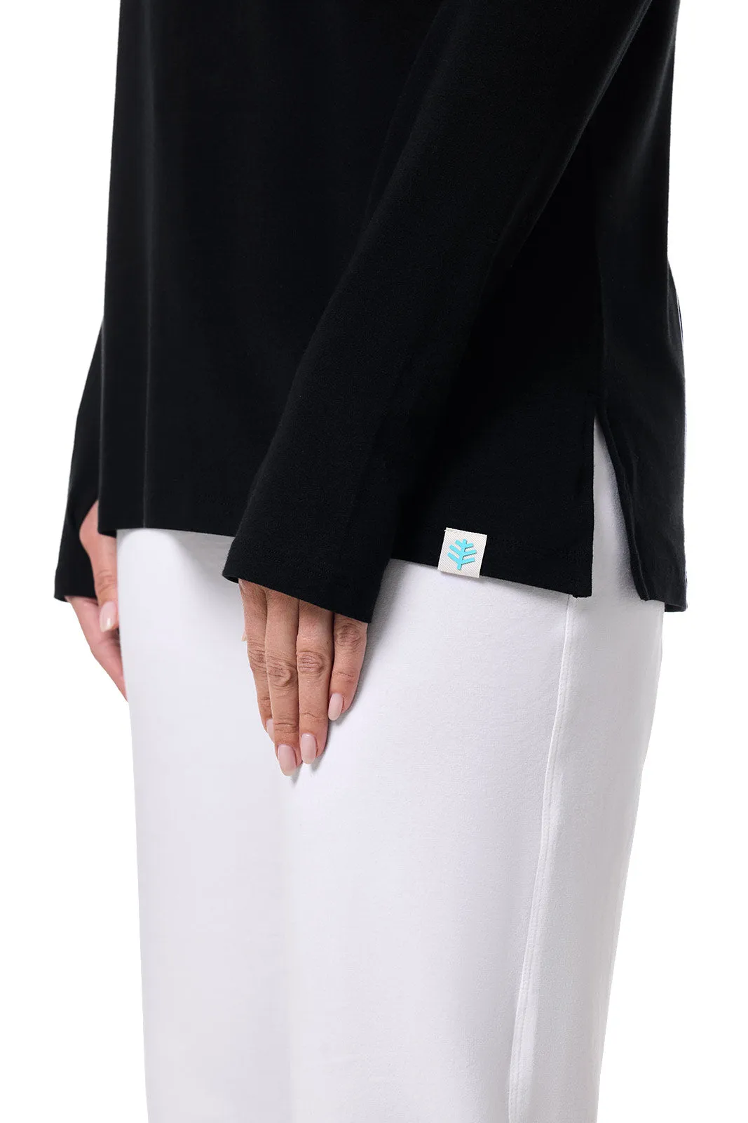 Women's Dania Long Sleeve Tee | Black