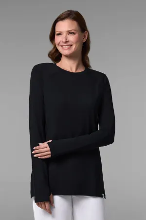 Women's Dania Long Sleeve Tee | Black